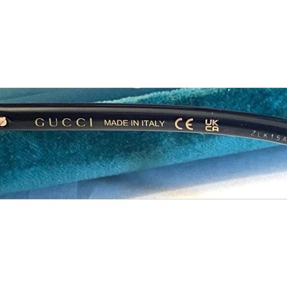 Gucci GG0889S 001 Black Oversized Plastic Woman s Sunglasses NEW main image 4